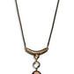 Alluring Andante - Brass - Paparazzi Necklace Image