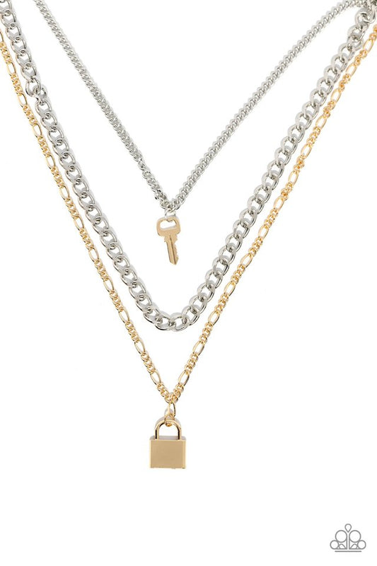 Low Key Layers - Multi - Paparazzi Necklace Image