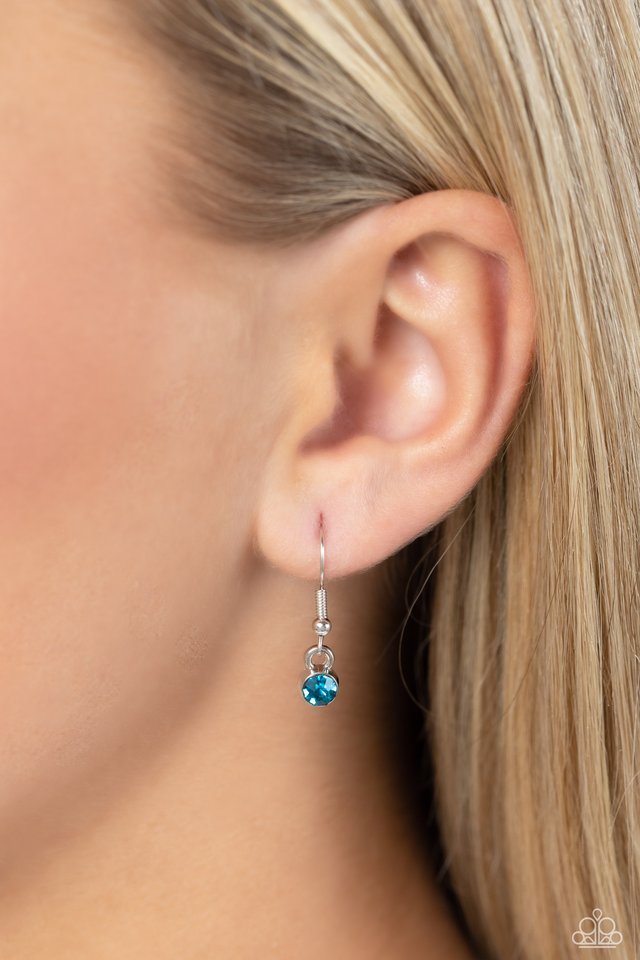 Cant BUTTERFLY Me Love - Blue - Paparazzi Necklace Image