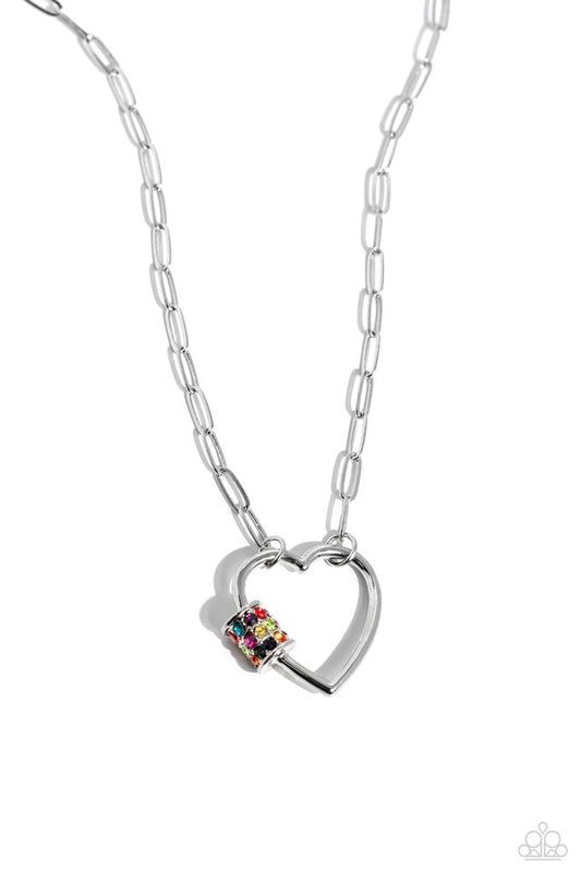 Affectionate Attitude - Multi - Paparazzi Necklace Image