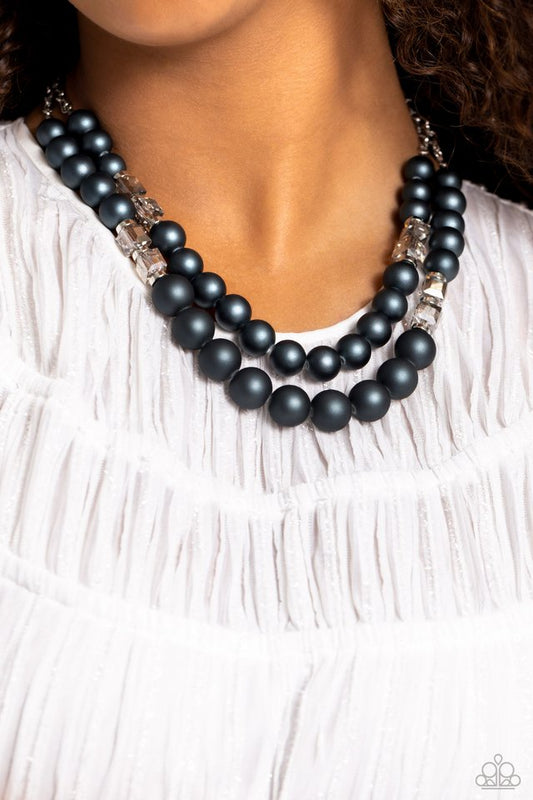 Shopaholic Season - Blue - Paparazzi Necklace Image