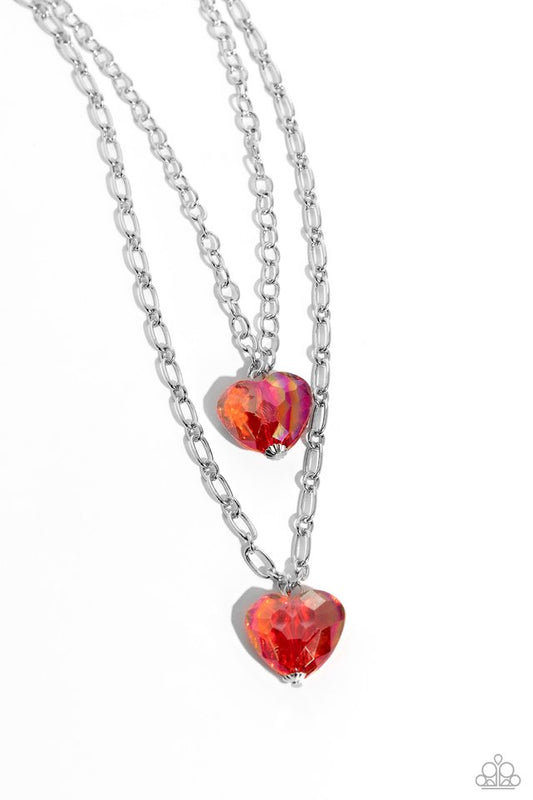 Layered Love - Red - Paparazzi Necklace Image