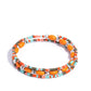 For WOOD Measure - Orange - Paparazzi Bracelet Image