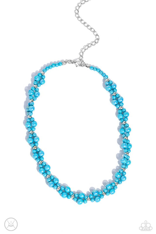 Dreamy Duchess - Blue - Paparazzi Necklace Image