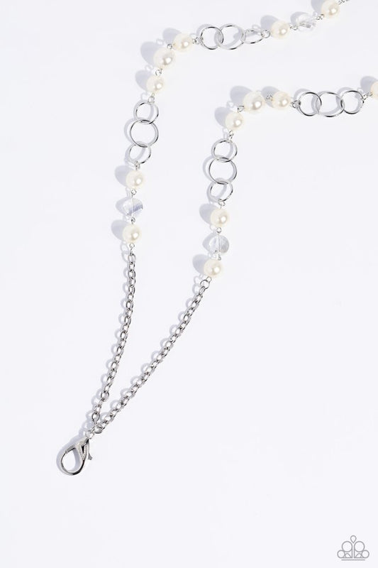 Modest Makeover - White - Paparazzi Necklace Image