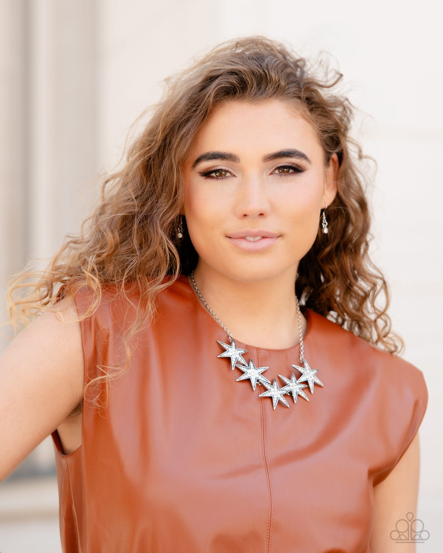 Paparazzi Necklace ~ Rockstar Ready - White