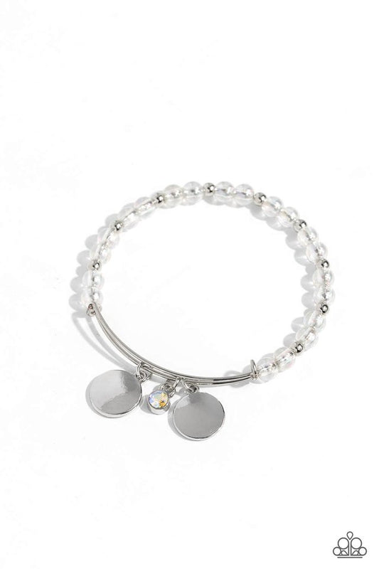 Bodacious Beacon - White - Paparazzi Bracelet Image