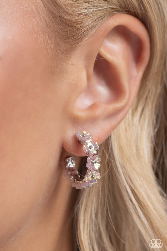 Floral Focus - Pink - Paparazzi Earring Image