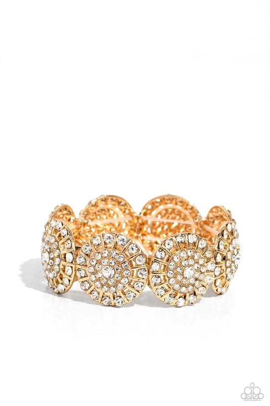 Executive Elegance - Gold - Paparazzi Bracelet Image