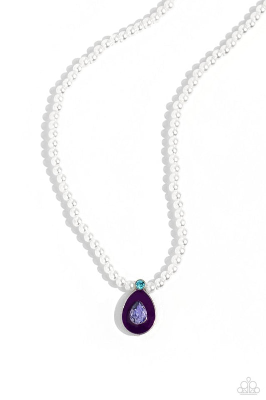 PEARL-demonium - Purple - Paparazzi Necklace Image