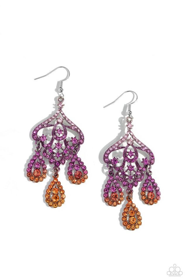 Chandelier Command - Multi - Paparazzi Earring Image