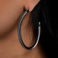 Roped in Radiance - Black - Paparazzi Earring Image
