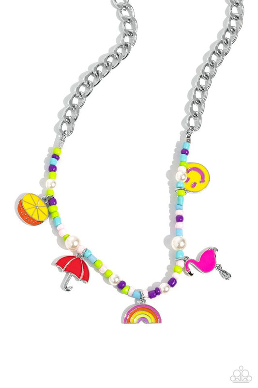 Summer Sentiment - Multi - Paparazzi Necklace Image