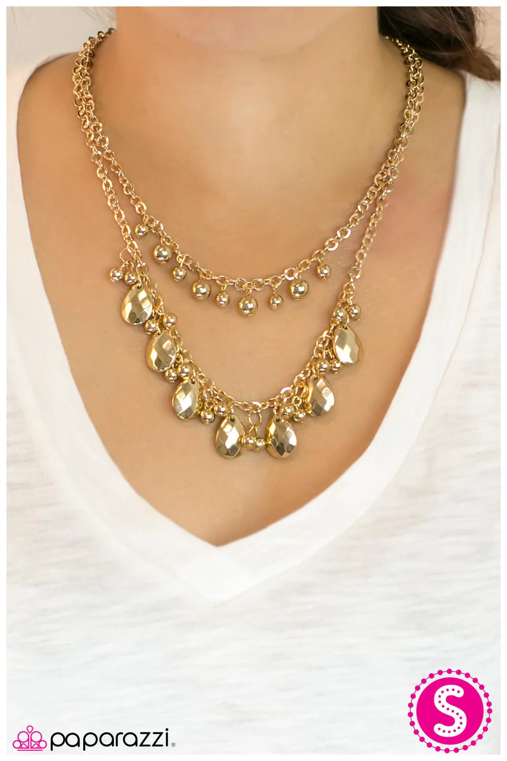 Collar Paparazzi ~ Talk the Talk - Oro