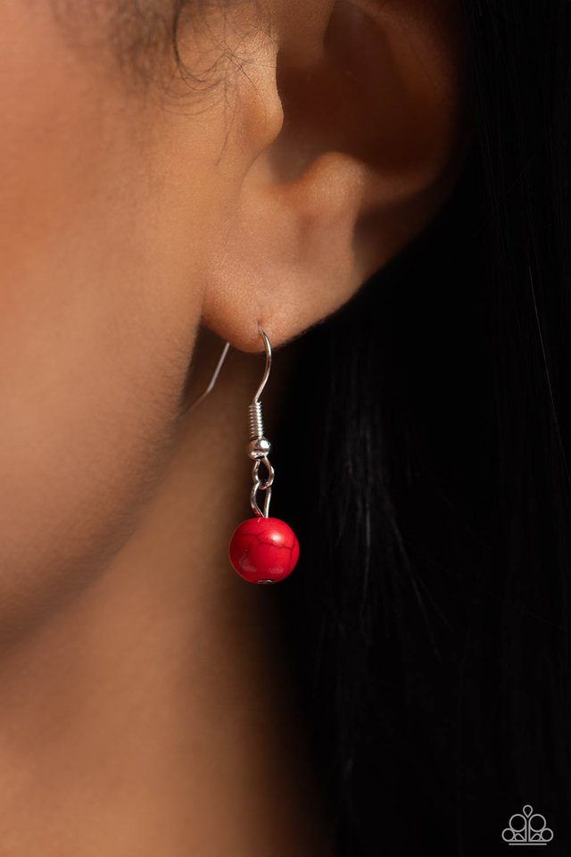 Growing Garland - Red - Paparazzi Necklace Image