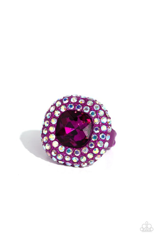 Glistening Grit - Pink - Paparazzi Ring Image