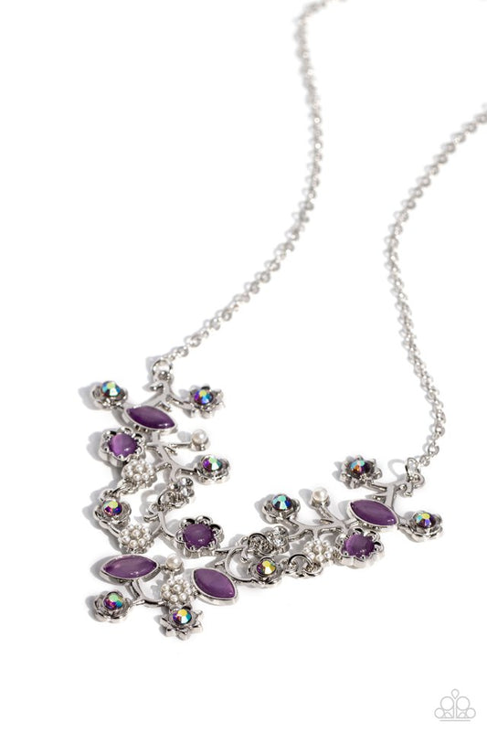 Gardening Group - Purple - Paparazzi Necklace Image
