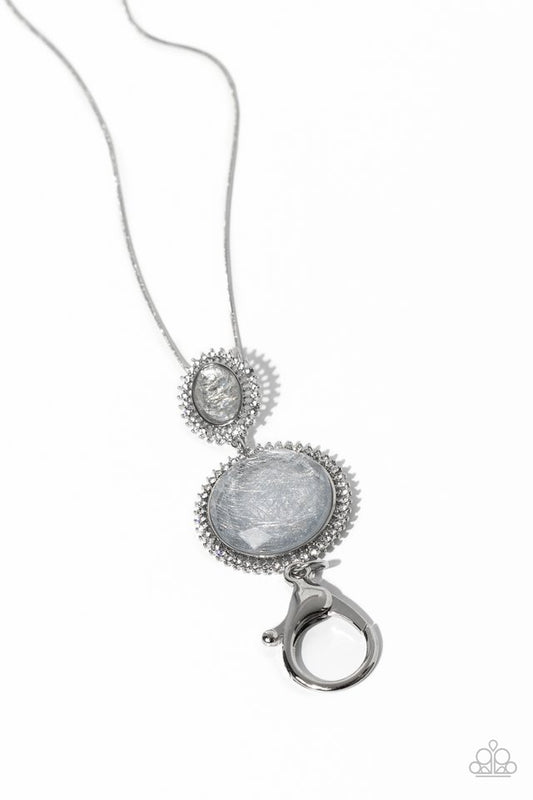 Castle Cadenza - White - Paparazzi Necklace Image