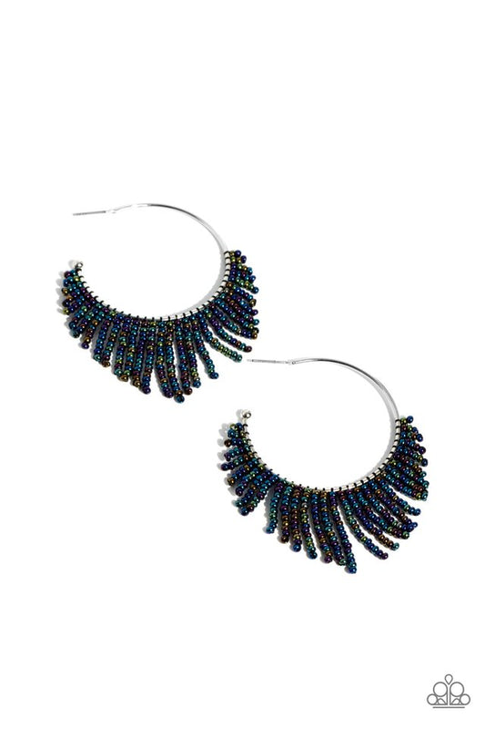 Tailored Tassel - Multi - Paparazzi Earring Image