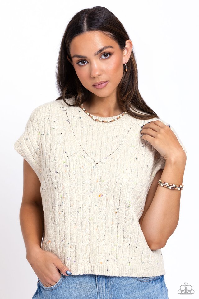 Natural Nonchalance - Brown - Paparazzi Necklace Image