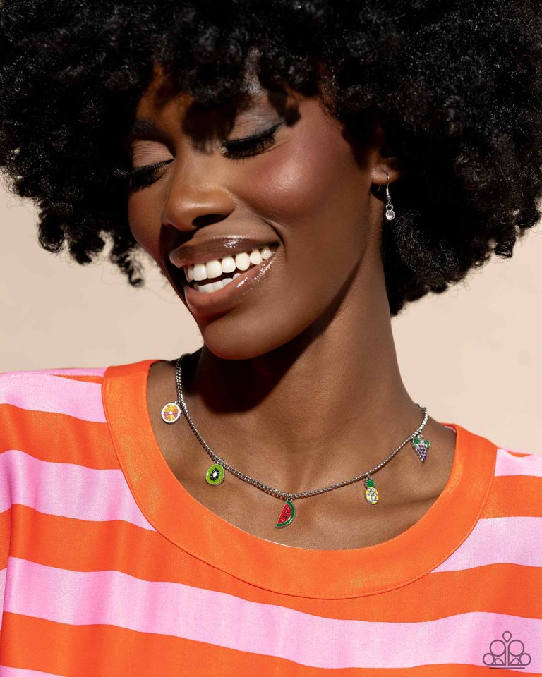 Fruity Flair - Multi - Paparazzi Necklace Image