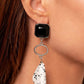 High-End Hallmark - Black - Paparazzi Earring Image