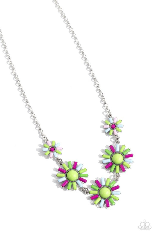 SUN and Fancy Free - Multi - Paparazzi Necklace Image