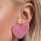 Sparkly Sweethearts - Pink - Paparazzi Earring Image