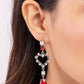 Lovers Lure - Red - Paparazzi Earring Image