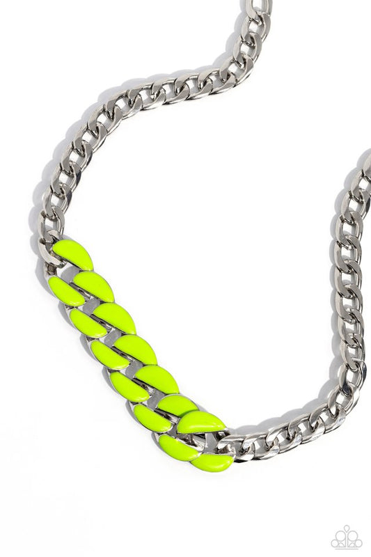 CURB Craze - Green - Paparazzi Necklace Image
