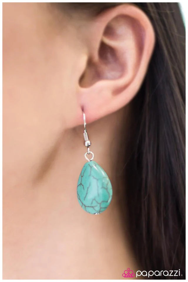 Pendiente Paparazzi ~ El 5.º Elemento - Azul