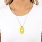 Airy Affection - Yellow - Paparazzi Necklace Image
