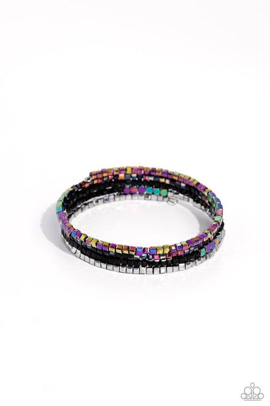 Dainty Dancer - Black - Paparazzi Bracelet Image