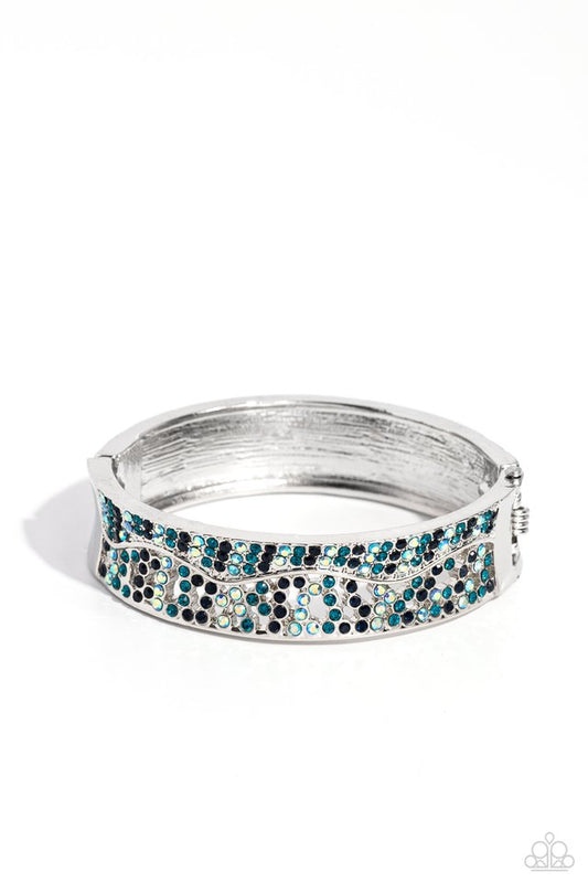 Wavy Whimsy - Blue - Paparazzi Bracelet Image