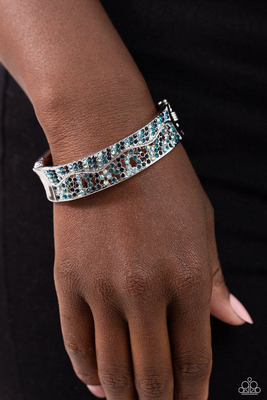 Wavy Whimsy - Blue - Paparazzi Bracelet Image