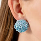 Corsage Character - Blue - Paparazzi Earring Image