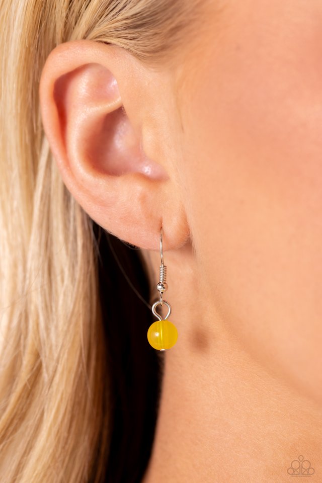 Colorfully California - Yellow - Paparazzi Necklace Image