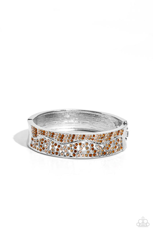 Wavy Whimsy - Brown - Paparazzi Bracelet Image