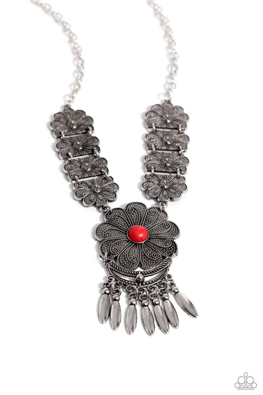 A La ROGUE - Red - Paparazzi Necklace Image