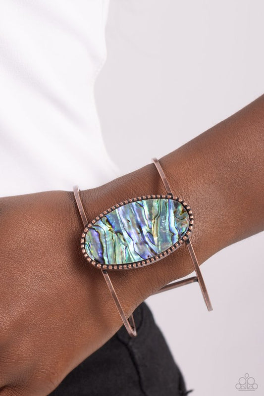 Enigmatic Energy - Copper - Paparazzi Bracelet Image