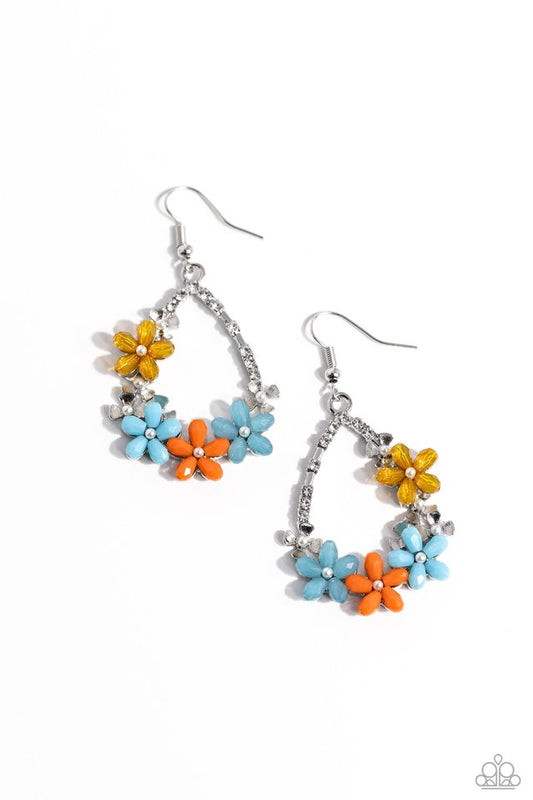Boisterous Blooms - Multi - Paparazzi Earring Image