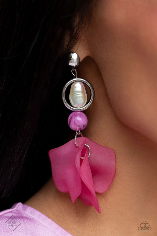 Lush Limit - Pink - Paparazzi Earring Image
