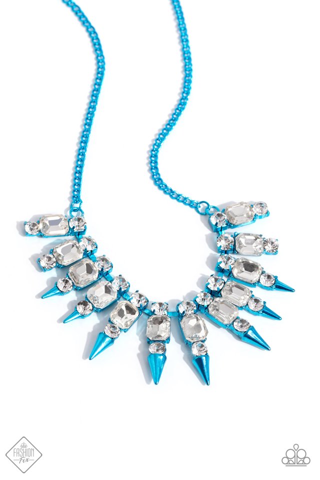 Punk Passion - Blue - Paparazzi Necklace Image