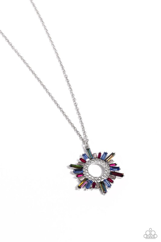 Enigmatic Edge - Multi - Paparazzi Necklace Image