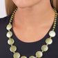 Scratched Showtime - Green - Paparazzi Necklace Image