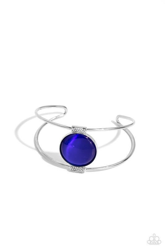 Candescent Cats Eye - Blue - Paparazzi Bracelet Image