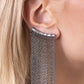 Feuding Fringe - Black - Paparazzi Earring Image