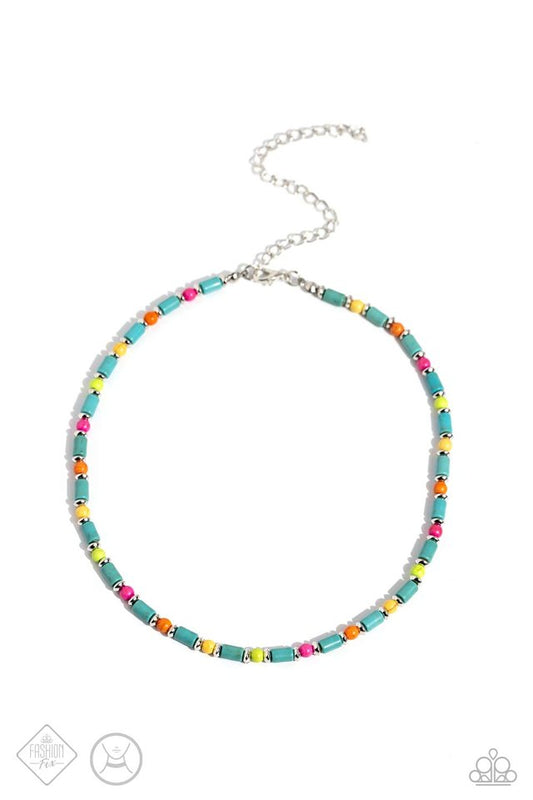 Arid Ambiance - Blue - Paparazzi Necklace Image