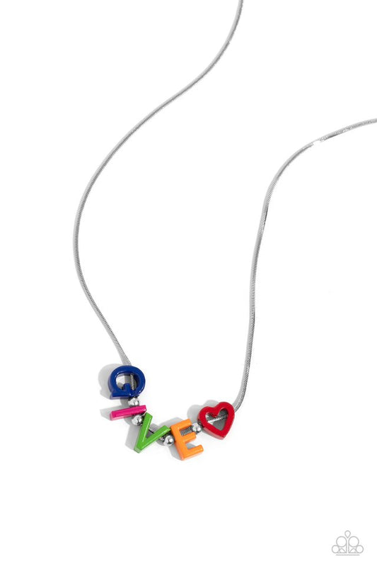 Give Me Some Love - Multi - Paparazzi Necklace Image