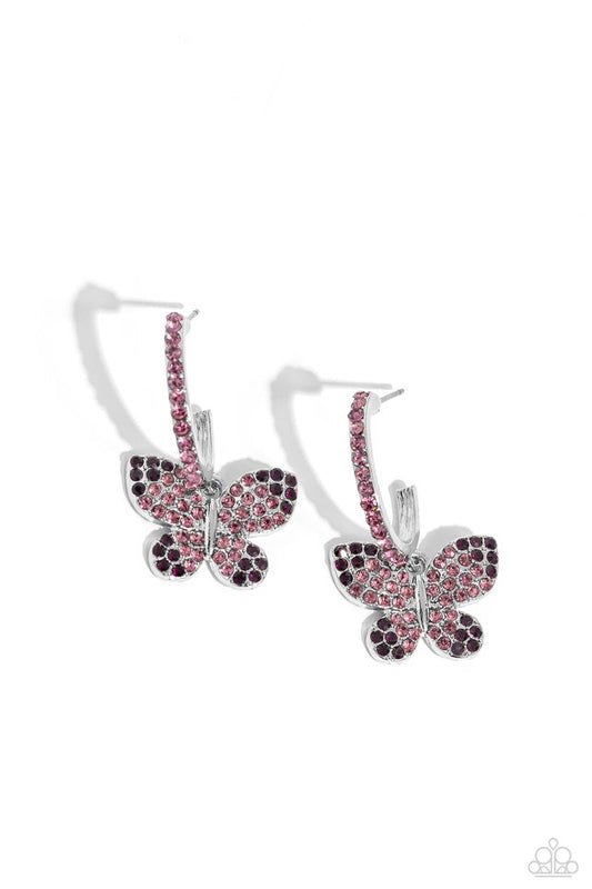 Whimsical Waltz - Purple - Paparazzi Earring Image